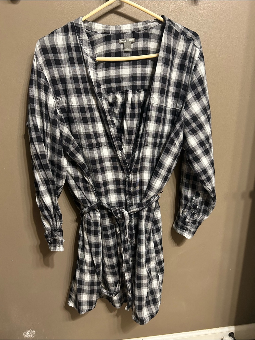 Rails Black and White Plaid Top